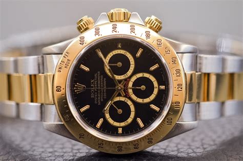 Rolex Daytona acciaio quadrante nero .